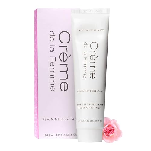 Image of Creme De La Femme Daily Vaginal Moisturizing Cream for Long-Lasting Relief from Feminine Dryness Chemical & Hormone Free, Fragrance-Free, Also a Hydrating Intimate Lubricant for Men and Women - 1 Pack