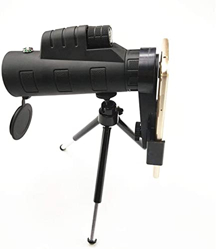 TSMBIKE 40x60 Monocular Telescopes High Power Birding Monocular Scopes Waterproof Monoculars for Hiking Camping with Steady Tripod and Phone Adapter