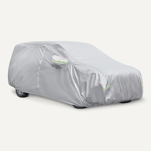 Amazon Basics Full Car Cover, Fits SUV Vehicles up to 193", Silver - image 5
