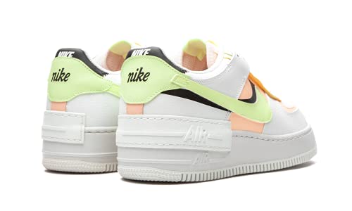Image of Nike Womens WMNS Air Force 1 Shadow CI0919 107 White /Barely Volt /Crimson Tint - Size 8W