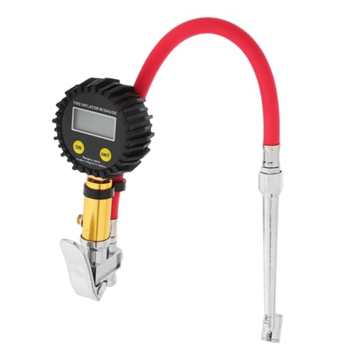 HOLIDYOYO Digital Display Tire Pressure Gauge Heavy Duty Air Pressure Inflator with LCD Backlight for Accurate Tire Monitoring One Hand Operation No Battery Required