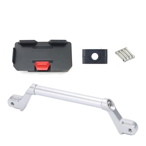 Support navigation GPS Tiger 1200 GT Pro chargeur moto 12mm argent
