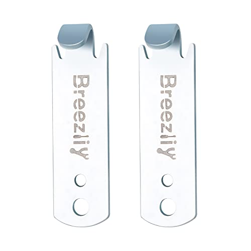 Breezliy Fence Wire Twister for T Post Clips, Time Saver Barb Galvanized Twisted Wire Fence Tools Easy to Use Strong Enough to Twist Any Fencing Wire (2 Pack)