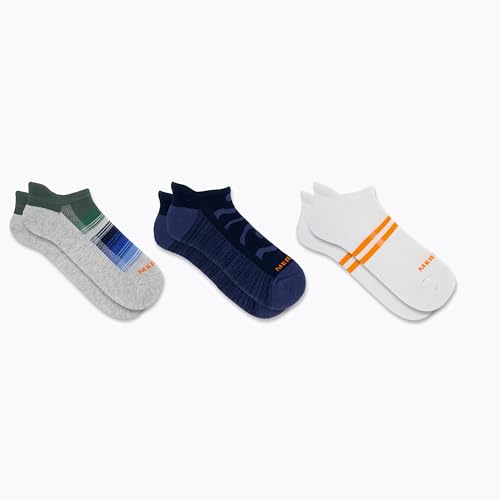 Image of Merrell Unisex Adult Cushioned Low Cut Tab Socks (3-Pair)