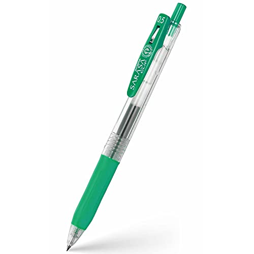Zebra Sarasa Clip 05 canetas esferográficas de tinta gel – ponta de 0,5 mm – Pacote com 17 – Ideal p