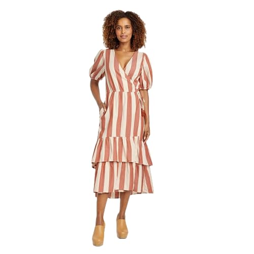 Knox Rose Women's Striped T-Shirt Dress