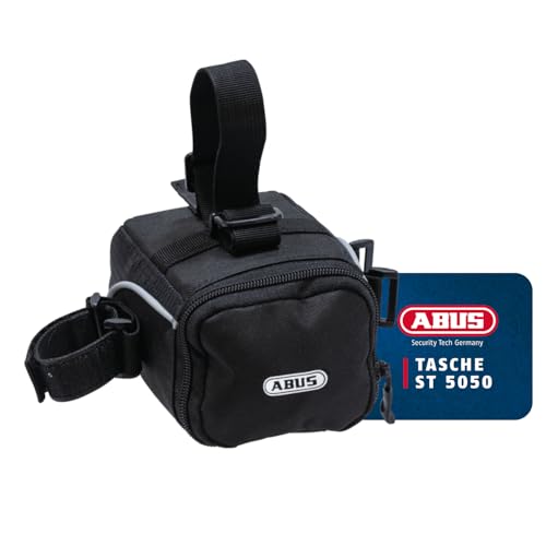 ABUS Satteltasche ST 5050 - Flexible Fahrrad-Satteltasche aus wasserabweisendem Material - Öffnung seitlich nach Links oder rechts - mit Klettbefestigung ABUS Satteltasche ST 5050 - Flexible Fahrrad-Satteltasche aus wasserabweisendem Material - Öffnung seitlich nach Links oder rechts - mit Klettbefestigung