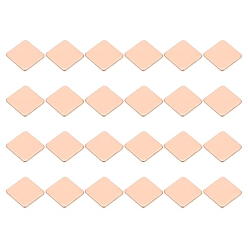 Almohadillas de cobre para disipador térmico de GPU y CPU de laptops con kit PATIKIL de 24 piezas