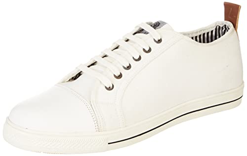 Amazon Brand - Symbol Mens Captoe White Sneakers_7 UK (SS22-GU-CNVS-2) (B09VKDHM8P) Amazon Price History, Amazon Price Tracker