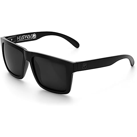 Heat Wave Visual XL Vise Z87 Black Sunglasses in Black Cover