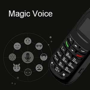 JJA BM70 2020 Latest World Smallest Boss mobile phone 3 in 1 Magic Voice Changer Tiny mini Plastic Credit Card finger Palm size UNLOCKED (Black)