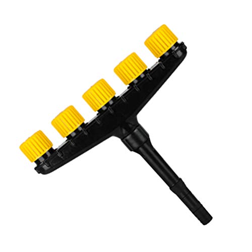 TEHAUX Sistema de irrigação coletor, temporizador de irrigação, válvula de água de jardim para mangu