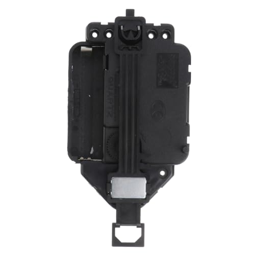 Housoutil Sweeping Pendulum Clock Movement Replacement Units, Quartz Drive Mechanism with Long Shaft for Pendulum Clocks - Battery Not Included (Black)