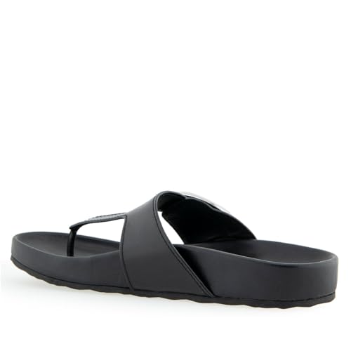 Aerosoles Women's LLOYD Flat Thong Sandal, Black Leather, 5.5M by Aerosoles - Image 6