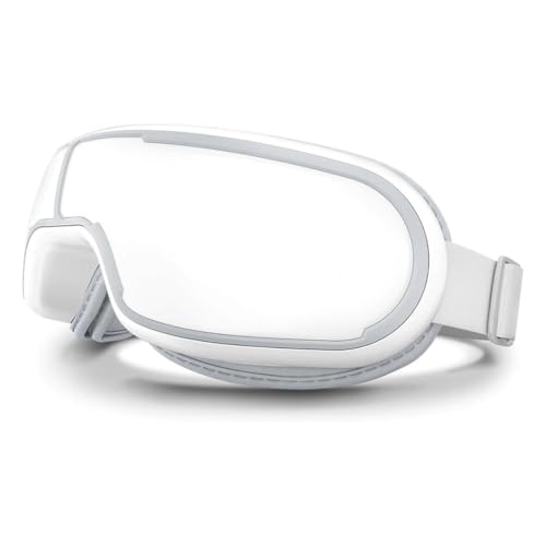 PARENCE - Appareil de Massage des Yeux et Tempes Chauffant – Pression d’Air - Masseur oculaire - Bluetooth musique relaxation - Détente visage