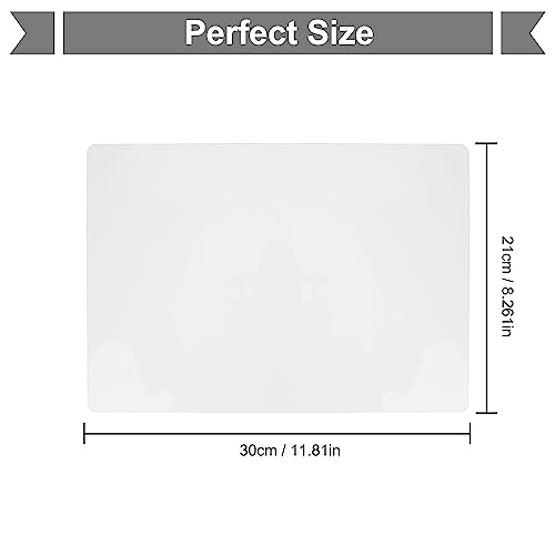 A4（11.7x8.3 Inch） 2 Pcs White Magnetic Dry Erase Whiteboard for Fridge,Small Fridge Message White Boards 8 Pens,1 Eraser,Grocery List Reminder Sticker image 5