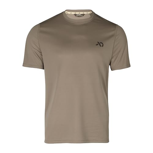 First Lite Men's Yuma Synthetic Short Sleeve Crew - Breathable Ultralight Camo Hunting Baselayer