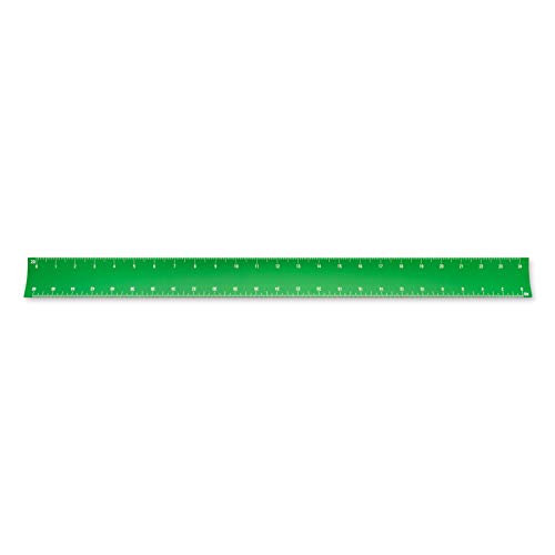 Image of Alumicolor 12-inch Aluminum Engineer Hollow Scale for School, Office, Art and Drafting, 12IN, Green