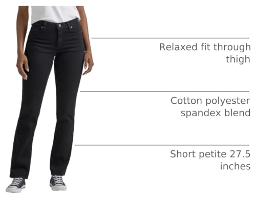 Image of Lee Women's Petite Relaxed Fit Straight Leg Jean