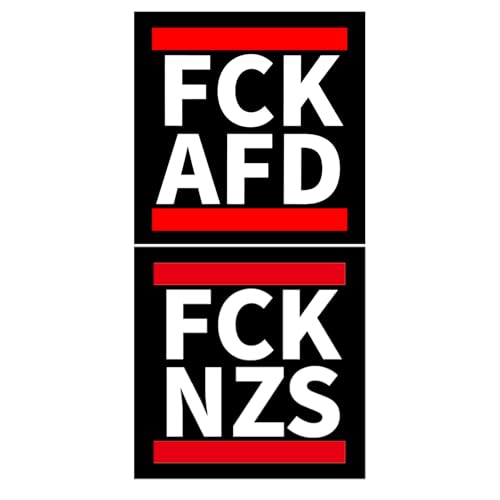 200 Stück FCK AFD & FCK NZS Aufkleber FCK AFD und NZS Sticker Paket