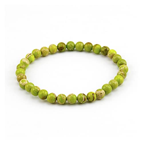 Bracelets en perles de pierre impériale pour femmes et couples en sédiments