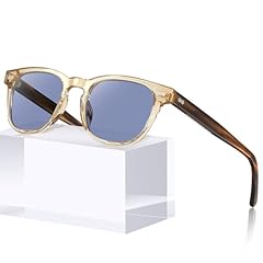 5. Clear Coffee Frame Blue Lenses