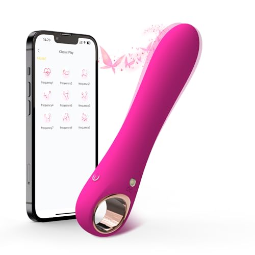 Tuitionua Adult Sex Toys Dildo - APP Control G Spot Dildos Vibrator for Woman, Clitoral Stimulator with 10 Vibration Modes, Adult Toys for Women and Couples(APP Pink)
