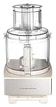 Cuisinart Food Processor 14-Cup Vegetable Chopper for Mincing, Dicing, Shredding, Puree & Kneading Dough, Cream Stainless Steel, DFP-14CRM