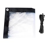 QOXEZY Winter Transparentes Pflanzengewächshaus für den Außenbereich, Garten und Balkon, winddicht und wasserdicht, isoliertes Frühbeet mit PE-Abdeckung, 1x1m, 2x1m, 2x2m Größen