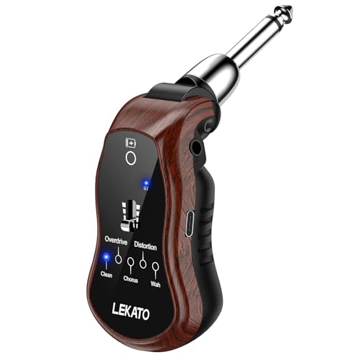LEKATO Guitar Headphone Amp,Micro Electric Guitar Headphone Amp for Electric