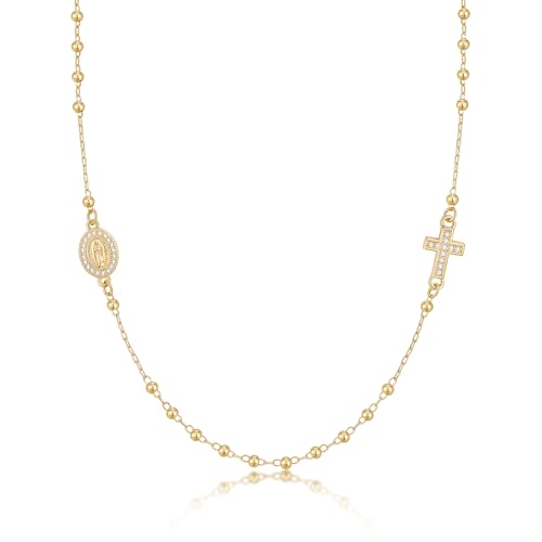 �S�[���h���U���I�r�[�Y�N���X�l�b�N���X - 14K�S�[���h���b�L����}���A�l�b�N���X�A�ϐF���Ȃ��S�[���f���J�g���b�N����f�O�A�_���[�y�`���[�J�[�W���G���[�A�@���I�ȃ��U���I�J�g���R�X����̊m�M�M�t�g �����ւ̃M�t�g, 21.6"+2"Extender, �^