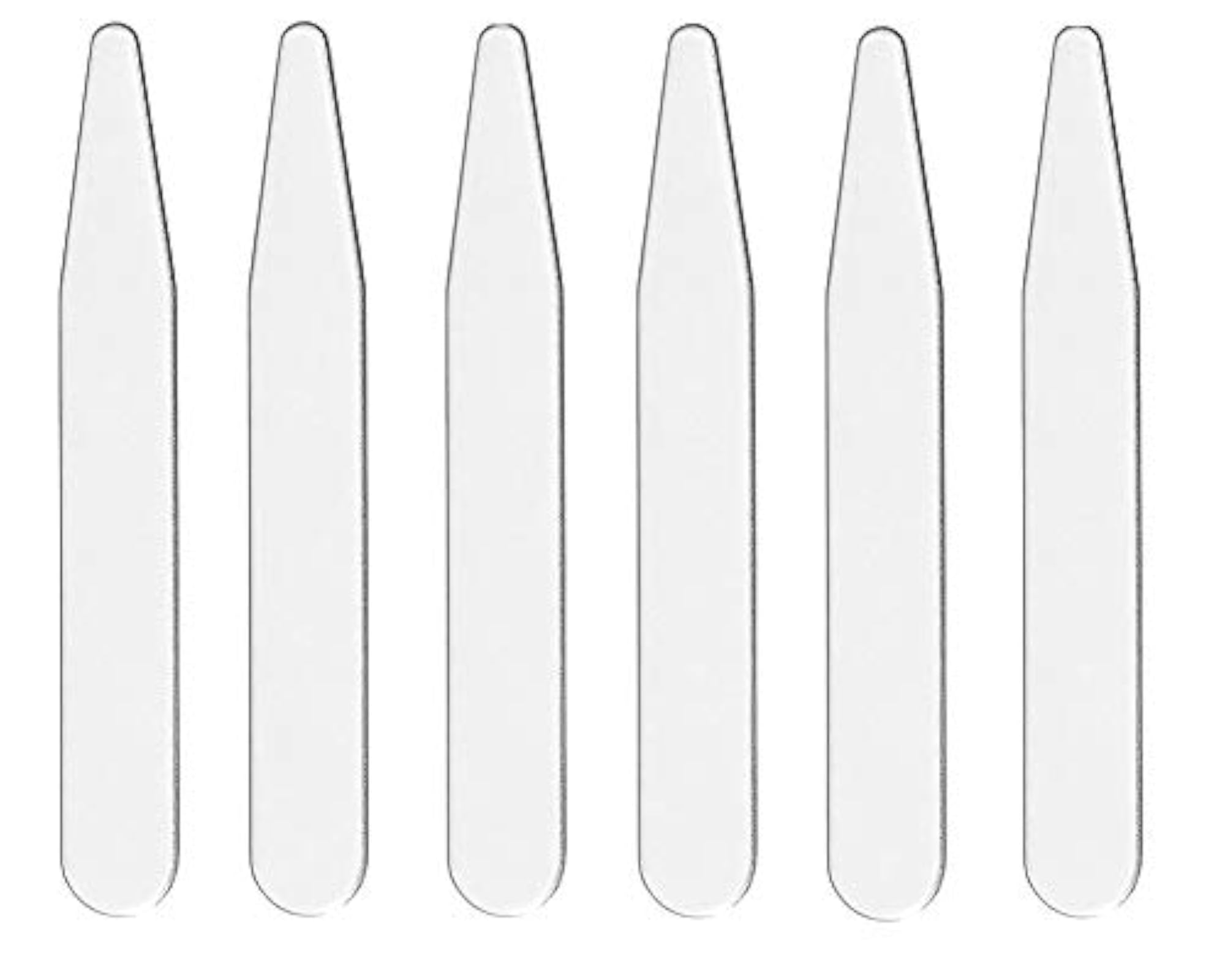 20 Count Metal Collar Stainless Steel Pins, Various Sizes