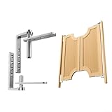 Caractéristiques : Nom du produit : charnières Matériau : acier inoxydable. Dimensions : env. S, M, L S : 5 x 39 x 12 mm, convient pour un poids de moins de 16 mm et un poids inférieur à 10 kg. M : 99,5 x 43,2 x 16 mm, convient pour un poids de moins de 22 mm et un poids de moins de 15 kg. L : 94 x 47,5 x 25 mm, convient pour un poids inférieur à 20 kg. Couleur : argent. Contenu : 1 paire de charnières