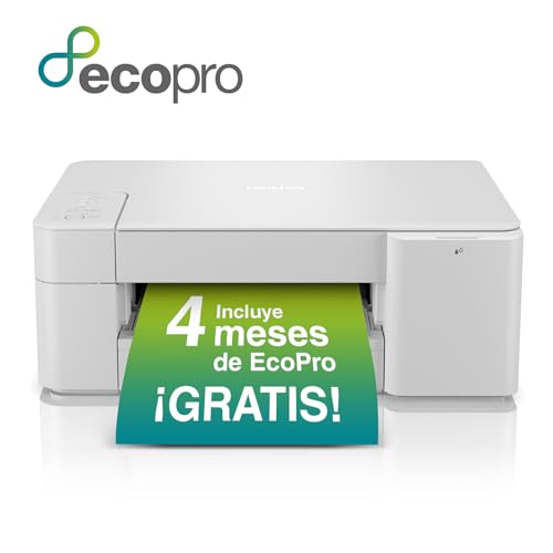 Brother DCP-J1200WE - Imprimante Multifonction 3 en 1 - Jet d'encre Couleur - Abonnement d'impression ECOPRO 4 Mois OFFERTS - Wi-FI - Jusqu'à 16 Pages/Minute