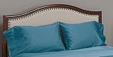 MyPillow Giza Dreams Oversized 100% Cotton Pillowcase Set [Queen, Lake Blue]