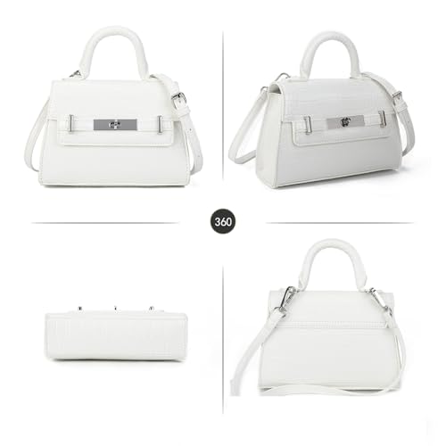 GLITZALL Small Cute Crossbody Purse for Women with Top Handle Designer Mini Tote Bag for Summer3