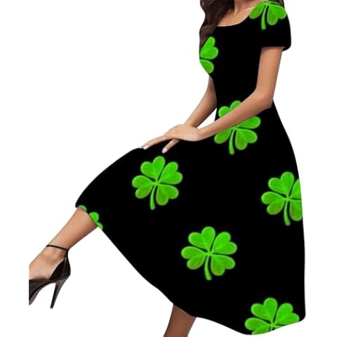 St. Patrick's Day Green Vintage Dress Cover