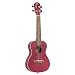 Ortega Guitars, 4-String Earth Series Concert Ukulele, Right, Ruby Raspberry, Acoustic (RURUBY)