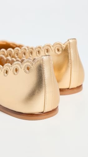 Larroudé Women's Meghan Broderie Ballet Flats4