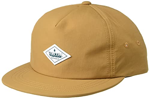 Volcom Men s Tonic 5 Panel Snapback Hat, Golden Brown, One Size