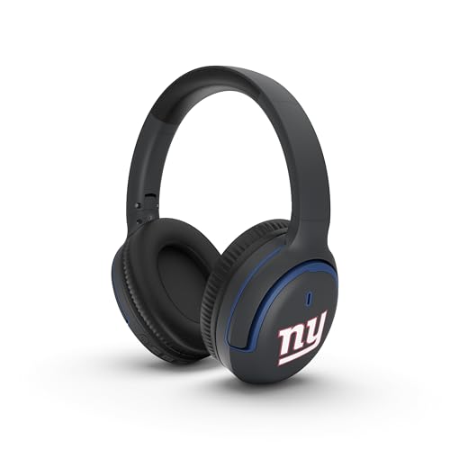 ‎SOAR NFL Active Noise Cancelling Over The Ear Headphones, New York Giants