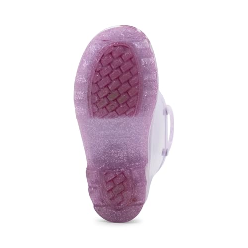 Western Chief Kids Lighted Waterproof Pull On Rain Boot, Pearl Lavender, 7 by Western Chief - Used condition - Image 5