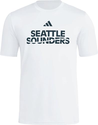 adidas Men's Seattle Sounders Fc Pre-Game Short Sleeve T-Shirt