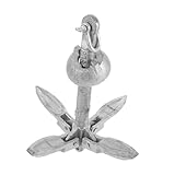 TOYANDONA Klappanker Für Boote Aus Verzinktem Kohlenstoffstahl Leicht Und Witterungsbeständig Für Kajaks Kanus Und Schlauchboote Mit Kompaktem Design Für Müheloses Verstauen