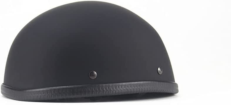 Motorfiets half helm baseballcap - Unisex-volwassen retro half shell helm DOT gecertificeerde vintage open jet helm voor straat scooter cruiser ATV