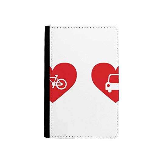 Porte-passeport avec cœur rouge, étui de protection étanche voyage