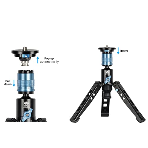 Sirui P-36 Kit, Aluminum Tripod Base And Adapter, Sirui Monopod Support With Quick Release, Foldable Feet, Vertical Notch (Tripod Base And Adapter Only) #TOP5