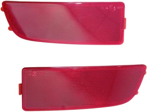 2 reflectores para parachoques trasero para Mercedes Sprinter W906, VW Crafter Trasero, Izquierda, Derecha, E4