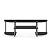 Furinno Turn-S-Tube Wide TV Entertainment Center, Black/Grey