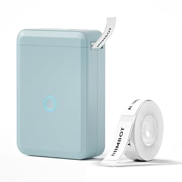 NIIMBOT D110 Etiquetadora, Mini Impressora de Etiquetas, Máquina de Etiquetar com Fita Térmica...